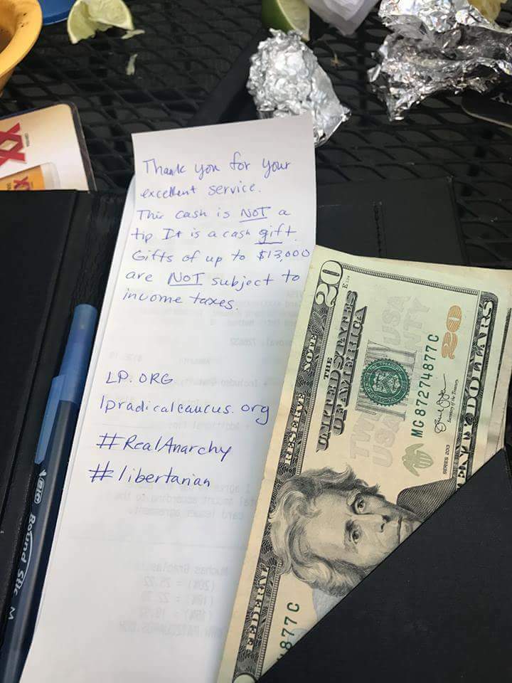 Libertarian Tipping